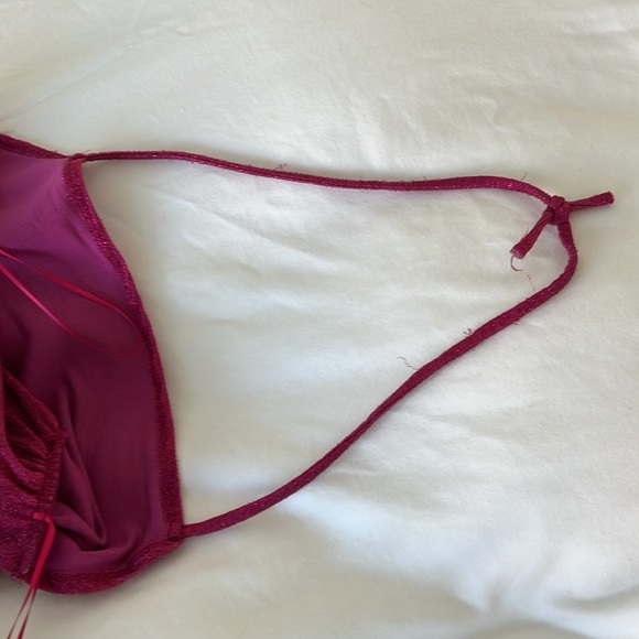 Reformation Breslin Dress - Hot Pink - Size Small - Picture 13 of 15